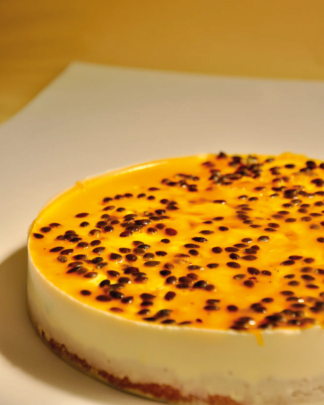 CHEESECAKE DE MARACUYA KETO