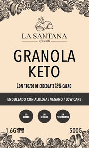 GRANOLA KETO TROZOS DE CHOCOLATE