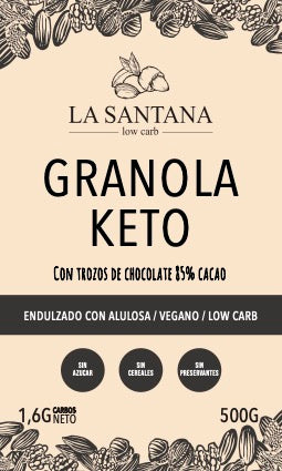 GRANOLA KETO TROZOS DE CHOCOLATE