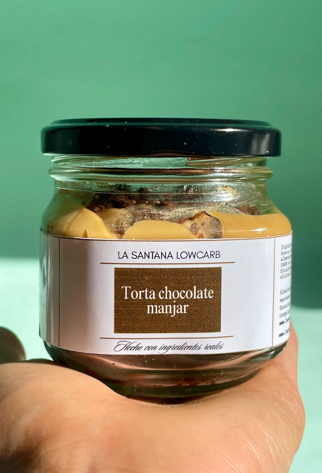 TORTA DE CHOCOLATE CON MANJAR KETO