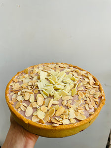 TARTA GANACHE CHOCOLATE BLANCO Y FRAMBUESAS
