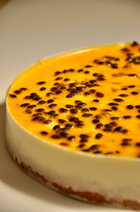 CHEESECAKE DE MARACUYA KETO