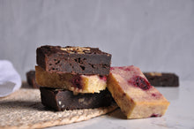 Cargar imagen en el visor de la galería, Mix brownie y blondie frambuesa KETO
